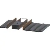 Duravit Einrichtungssystem Breite 462mm, ohne Siphonausschnitt, UV0509077770000, Farbe: Amerik. Nussbaum Massiv