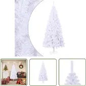 The Living Store Künstlicher Weihnachtsbaum mit Ständer 180 cm 620 Zweige
