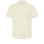 Blend Leinenhemd "Leinenhemd BHLins", Herren, Gr. XL, N-Gr, beige (oyster gray), Obermaterial: 55% Leinen LI. 45% Viskose CV., Hemden Leinenhemd