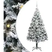 vidaXL Künstlicher Weihnachtsbaum Weiß 210 cm
