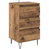 vidaXL Sideboard Altholz 40 x 35 x 70 cm Verbundholz und Eisen