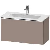 Duravit Waschtischunterschrank D-Neo Compact 81x37,2, ch/Bas ma, 1 Ausz., wandhängend