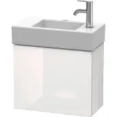Duravit Waschtischunterschrank L-Cube 48x24x40cm, wandhängend, Tür li, we. supermatt