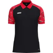 Jako Herren Polo Sonic 6326-812 4XL - Schwarz/Rot - 4XL