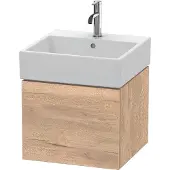 Duravit L-Cube Waschtischunterbau wandhängend, 1 Auszug, 484x394x459mm, LC617405555, Farbe: Eiche Marmoriert Dekor
