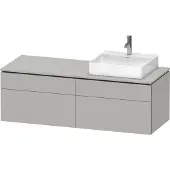 Duravit LC4870R07070000 Konsolen-WTU wandh L-Cube 550x1400x48