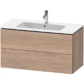 Duravit Waschtischunterschrank L-Cube 102x48,1cm, Ei marm., 2 Schub., wandhängend