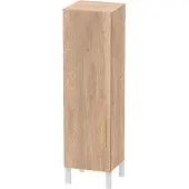 Duravit Halbhochschrank L-Cube 40x36,3x132cm, Tür li, eiche marmoriert
