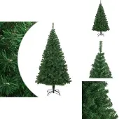 vidaXL Künstlicher Weihnachtsbaum mit Dicken Zweigen Grün 180 cm PVC - Weihnachtsbäume