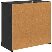 vidaXL Highboard Schwarz Eichen-Optik 70 x 35,5 x 67,5 cm