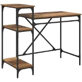 Syfax Schreibtisch Altholz Holzwerkstoff 105 x 50 x 90 cm