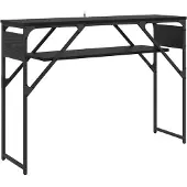 Syfax Konsolentisch Schwarz Eichen-Optik Holzwerkstoff 105x30x75cm