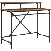 Syfax Schreibtisch Altholz 100 x 50 x 90 cm Holzwerkstoff