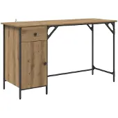 Syfax Computertisch Artisan-Eiche 131 x 48 x 75 cm Holzwerkstoff
