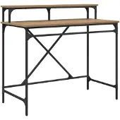 Syfax Schreibtisch Artisan-Eiche 100 x 50 x 90 cm Holzwerkstoff