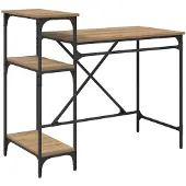 Syfax Schreibtisch Artisan-Eiche Holzwerkstoff 105 x 50 x 90 cm