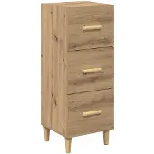Syfax Sideboard Artisan-Eiche 34,5 x 34 x 90 cm Holzwerkstoff