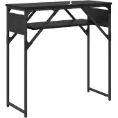 Syfax Konsolentisch Schwarz Eichen-Optik Holzwerkstoff 75x30x75cm