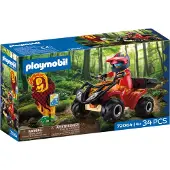 Playmobil | Autos | Offroad-Quad | Offroad-Quad mit abnehmbarer Bullbar | Spielzeugauto ab 4 Jahren