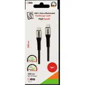 2GO 797511, 2 m, USB C, USB C, USB 2.0, 0,48 Gbit/s, Schwarz, Silber