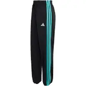 Adidas Sporthose PERFORMANCE "MER DNA PNT W", Damen, Gr. S, N-Gr, schwarz, semi mint rush, normal, gr., Obermaterial: 55% Baumwolle, 36% Polyester, 9% Viskose, Hosen Sporthose