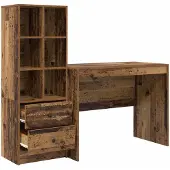 vidaXL Schreibtisch Altholz 145.5 x 50 x 127 cm 2 stk.