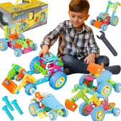 Woopie Fahrzeug-Set Bauklötze 6in1 STEM