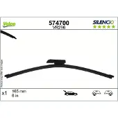 Valeo Wischblatt hinten Flachbalkenwischblatt 165 mm passend für RENAULT