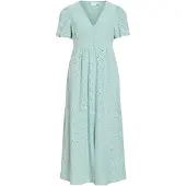 Vila Vikawa Kurzarm Maxikleid