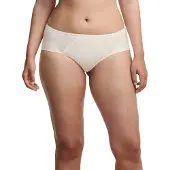 Chantelle Slip "NORAH", Damen, Gr. 36, beige (talc), Obermaterial: 71% Polyamid, 29% Elasthan, körpernah, Unterhosen Slip, florale Spitze, weiche Materialien