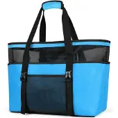Sonstiges Strandtasche XXL Damen Wasserdicht mit Reißverschluss in Blau