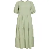 Vila Viprisilla Kurzarm Maxikleid