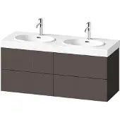 Duravit Meuble sous-lavabo Balcoon, suspendu, 4 tiroirs, 1184x509x471mm, BA47250JGIG0000, BA47250JGIG0000
