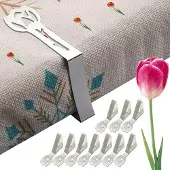 OEM RVS Tafelklemmen 10er Set, Gewichtsanker für dicke Tische, Gartentische und Picknicktische