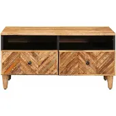 vidaXL Couchtisch Braun 80 x 54 x 40 cm Massivholz Mango
