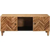 vidaXL Couchtisch Braun 100 x 54 x 40 cm Massivholz Mango