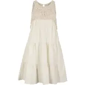 Apricot Minikleid "Minikleid" mit gehäkeltem Oberteil und Stufenrock