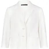 Betty Barclay Blazer-Jacke mit 3/4 Arm in Rohweiß | Gr.: 40