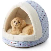 Markenlos Hundebett – Iglodesign, abnehmbares Kissen
