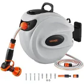 OEM Automatischer Wandanschluss-Sprinkler mit 9-fach verstellbarem Sprossenkopf und 35 Meter langem Wasserrohr.