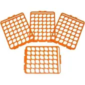 OEM Reinigungsnetz für Griffschrauben in Reagenzglasregalen 10-13mm Orange-Karton 4er-Pack