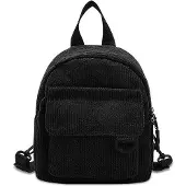 OEM Mini-Tasche für Frauen, Kleiner Rucksack zum Einkaufen und Reisen, Schwarz