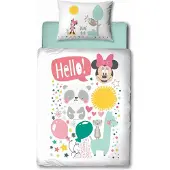 Disney Minnie Maus Baby Bettwäsche Set 100x135 40x60 cm