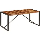 Syfax Esstisch 180 x 90 x 75 cm Massivholz Akazie