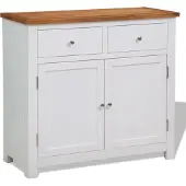 Super Merchant Sideboard 90x33,5x83 cm Massivholz Eiche