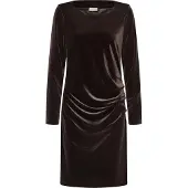 Kaffe Kleid Kelly Kleid Slim fit dark brown