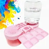 OEM Kunstenaarsetuijset, roze, watergedragen kwastenreiniger.
