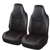 OEM Autostoelhoezen Polyurethanleer, waterdicht, voor sedans, vrachtwagens, SUV's, rood.