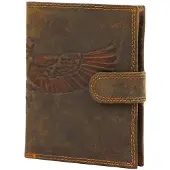 Money Kepper Money Keeper CCH 5601B Herren-Ledergeldbörse