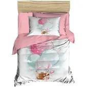 L'essentiel Maison , PH159, Baby-Bettbezug-Set, Pulver, 100 x 150 cm